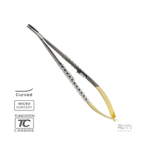BGM Dental Castroviejo Needle Holder T/C 18cm Curved