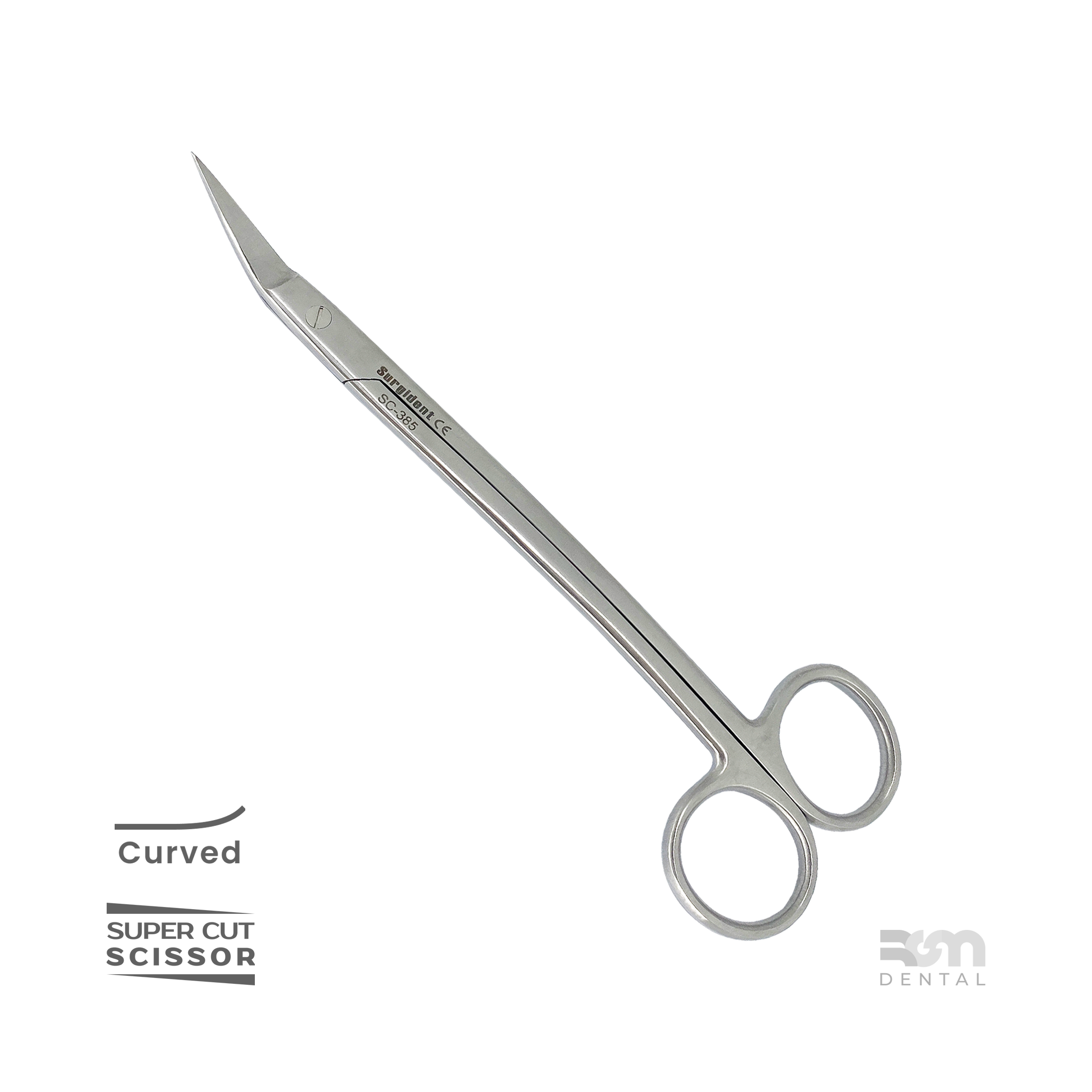 Dean Scissors S9 : 17cm Curved, Super Cut