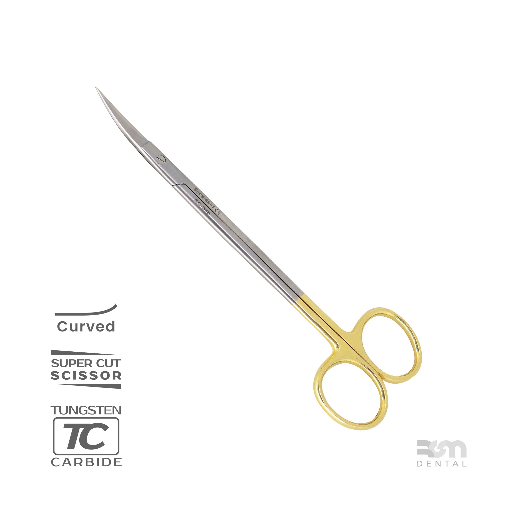 Kelly Scissors S1-1 :  T/C 16cm Curved