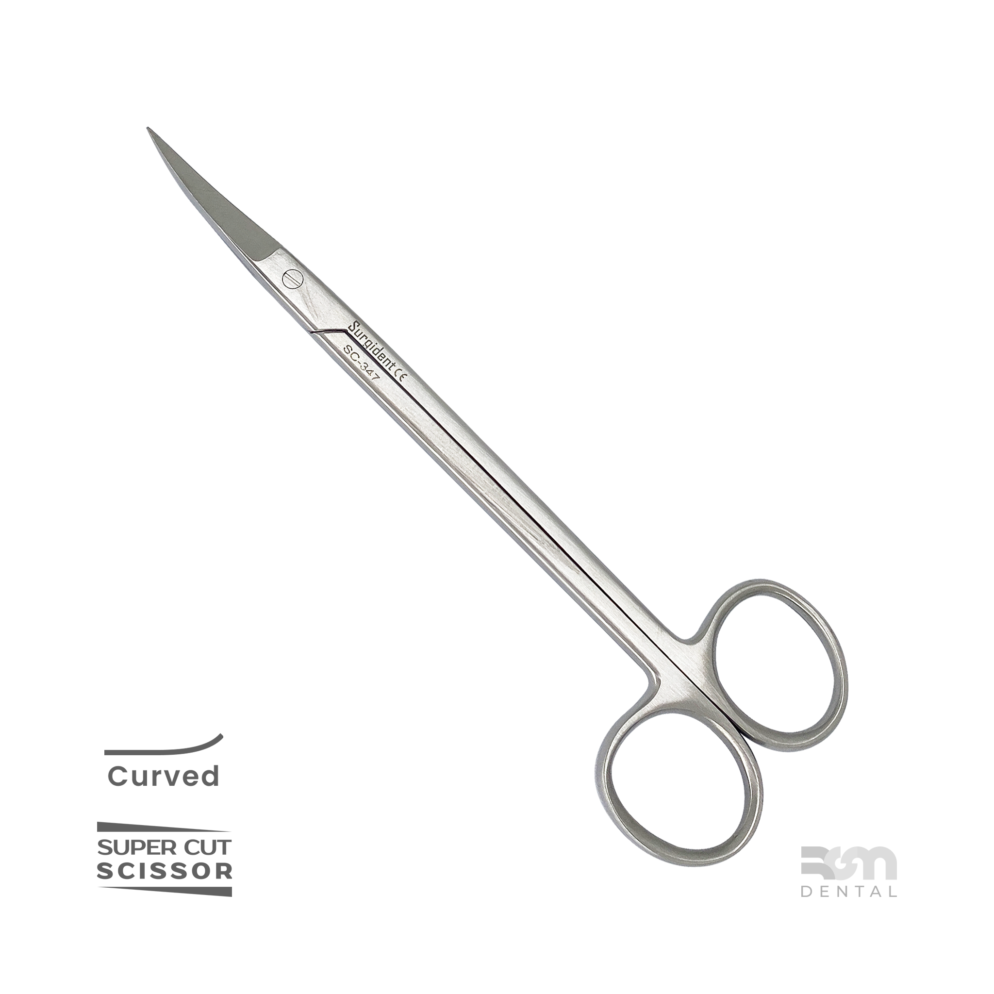 Kelly Scissors S1 : 16cm, Curved, Super Cut