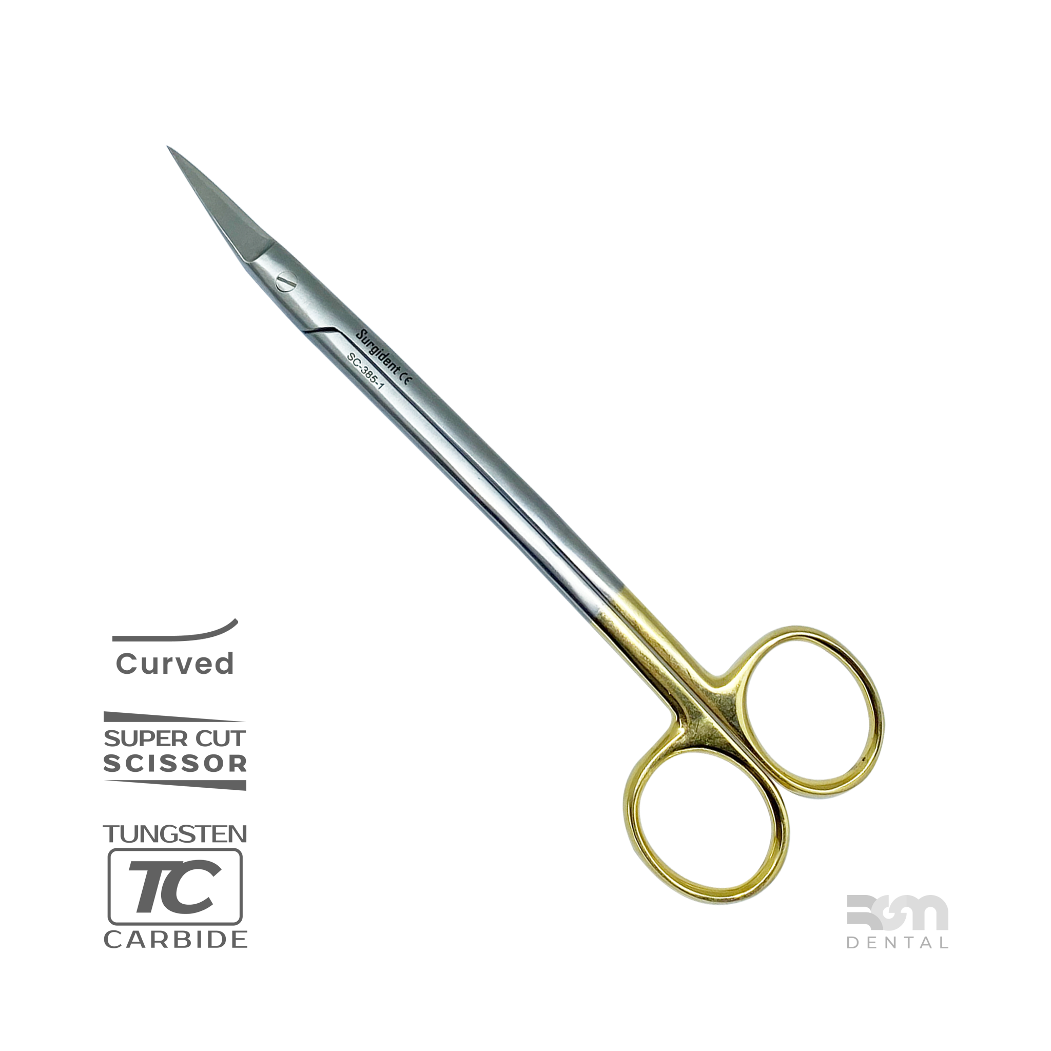 Dean Scissors S9-2 : T/C 17cm Curved, Super Cut