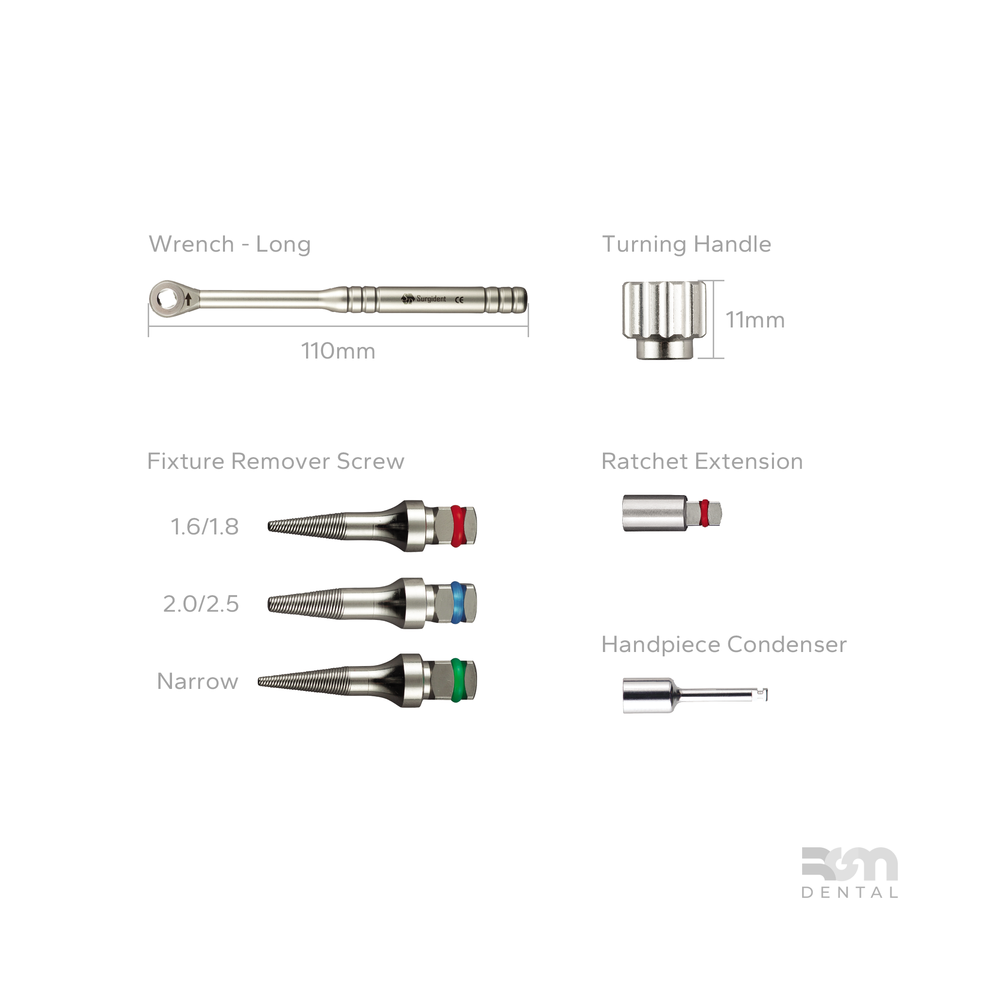 BGM Dental Universal Fixture Removal Kit 